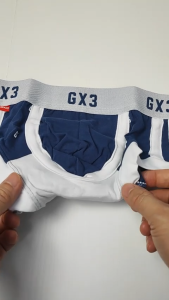 กางเกงใน ผู้ชาย GX3 Underwear THE COTTON Logo Boxer By TonyJocks กรมท่า บ๊อกเซอร์ Basic Style Boxer K1351