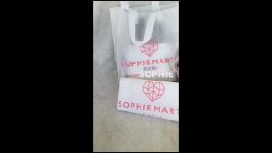 Goodie Bag Tas Belanja Sophie Martin Paris | Goody Bag Tas Jinjing Spunbond | Tas Kain Shoping Souvenir Hadiah Model Tali Handle ukuran 30 x 40 x 8 cm