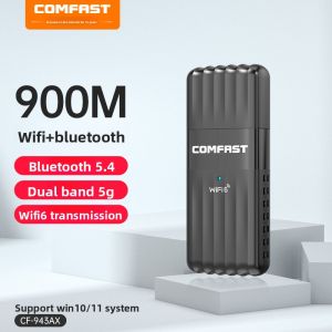Comfast | Driver-Free WiFi6 Dual-Band Wireless Network Card Bluetooth 5.4 5G USB Adapter