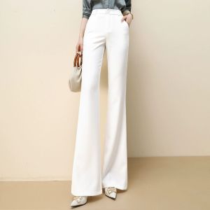 High Waist Wide Leg Suit Pants Womens Fashionable Straight Cut Slimming Versatile New Chinese Style Light National Trend