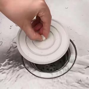 Nút Chặn Bồn Tắm Bằng Silicon Lớn Chống Rò Rỉ Nắp Thoát Nước Lưới Lọc Tóc Nút Bịt Bồn Rửa Phụ Kiện Phòng Tắm