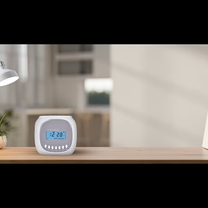 Punch Card Machine Time Recorder Digital Attendance Machine Mesin Kehadiran Time Card Needle Print Office Payroll System