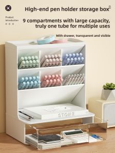 MINGZHUO | Multi-functional Desk Organizer for Students Markers and Pencils Creative Art Desk Stationery Storage Rack
