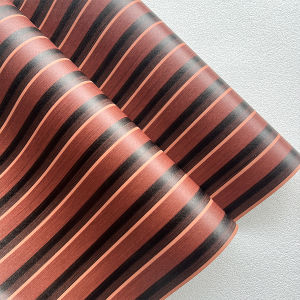 Thickened red and coffee striped self-adhesive wallpaper TV background wall bedroom wallpaper home decoration wall treatment