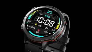 【Gratis Tali Stainless】Morein Plus Rock X3 SmartWatch AMOLED 172" Baterai 1000mAh Tahan Air 1ATM Kompas Altimeter AOD Bluetooth 5.4 AI Jam Tangan Pintar