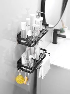 Bathroom Corner Shelf Adhesive Aluminium Rack
