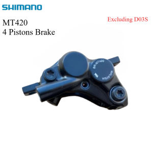 SHIMANO | Shimano DEORE MT420 Hydraulic Disc Brake BR-MT420 Brake Caliper with 4 Pistons Suitable for MTB Original Shimano