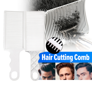 Barber Fade Combs Hair Cutting Resistant Positioning Comb Clipper Blending Flat Top Hair Comb Mens Hair Comb Salon Styling Tool 理发梳