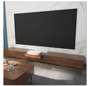 Laser Projector TV Cabinet Intelligent Short Focus Scandinavian Solid Wood Audiovisual Cabinet Amplifier Cabinet Video Cabinet Dedicated Extensible Shelf