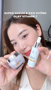 Tinh Chất OLAY Luminous Niacinamide + Vitamin C Super Serum Chăm Sóc Da Sáng Mịn Chai 30ml