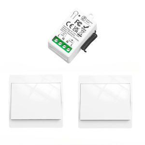 Self Generating Switch No Need Battery RF Wireless Light Remote Control Switch AC110V 220V Mini Receiver for Home Appliance LED