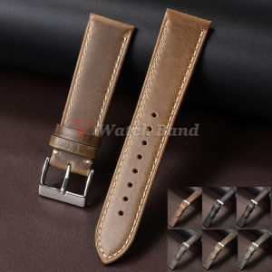 18mm 20mm 21mm 22mm Retro Genuine Leather Strap Oil Wax Discoloration Cowhide Watchband Business Men Women Watch Straps Belts