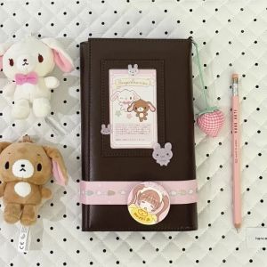 Vở Chép Du Lịch Da A6 Màu Nâu Đậm Cổ Điển Cho Nữ Vỏ Ngoài Có Thể Tháo Rời Vở Chép Nhật Ký Vở Chép Lưu Niệm