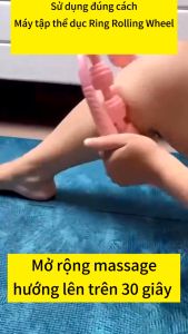 Con lăn massage cơ bắp 9 bi gai xoay 360 độ giúp thon gọn giãn cơ chất lượng cao Giúp Giảm Đau Nhức Thư Giãn Gân Cốt