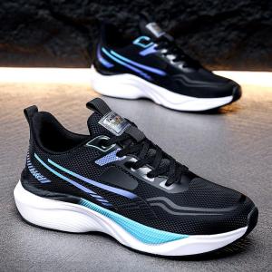 Mens Running Shoes Ultra-light Shock Absorption Spring Special Large Size 46 Sports Specialty Shoes for Middle School Students