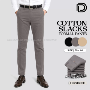 DESINCE Men Formal Business Trousers Pants Plus Size Trouser Business Casual Pant Seluar Slack Lelaki MP 003