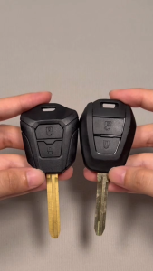 Sarung Kunci For Isuzu D-max   MU-X  Mu-7 Remote Key Leather Case Cover Keychain Accessories