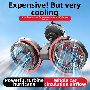 Strong Cooling Car Fan 12V/24V