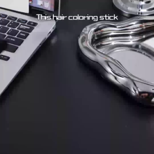Natural Hair Dye Stick Waterproof and Sweat-Proof Hair Dye Comb Long Lasting Fast Covering White Gray Hair Hide Bald Edges Hair Root