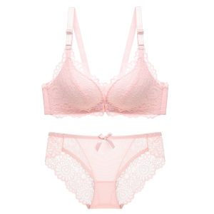 Thin and Thick Padding Gather Support No Spill Out Wire-Free Prevent Droop Plus Size Front Closure Bra