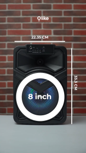 OLIKE Speaker Bluetooth KM6 10W Bass Stereo 5Jam Playing Time | Karaoke Mic AUX TF USB