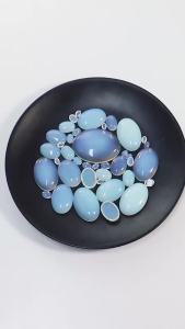 2-10pcs Natural Stone Cabochon Opal Stone Oval Flatback Cabochon Loose Gemstone Beads For Jewelry Making DIY Pendant Accessories