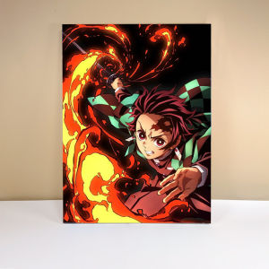 KAYOU | Acrylic Paint By Numbers Demon Slayer Art Oil Painting Package Art Picture For Bedroom Wall Adults Hand Painted Unique Gif