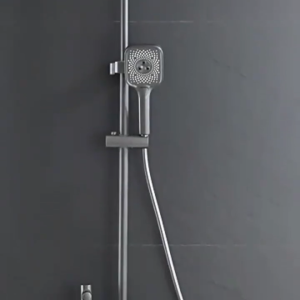 shower set 304 stainless steel digital display shower 4 in 1 button shower hot and cold water inlet with faucet