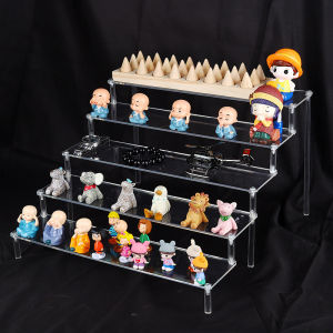 Acrylic Display Stand Transparent Home Desktop Step Placement Figurine Doll Storage Rack Blind Box Bracelet Jewelry Holder