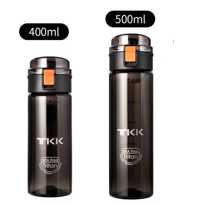 TKK 400/500ml Tritan Material Water Bottles BPA-Free Creative Fashion Water Bottle With Portable Rope Outdoor Travel Cup Fitness