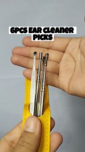 6pcs Ear Cleaner Set Spiral Spring Digging Your Ears Portable Ear Spoon Cleaning Tools