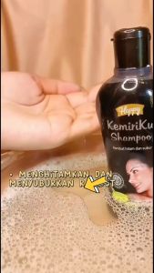 SHampoo Penghitam Rambut Penghilang Uban Original - Shampoo Minyak Kemiri Penumbuh Rambut Cepat