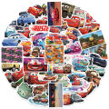 50PCS Disney Cartoon Cars Lightning McQueen Stickers Movie Anime Decal Guitar Laptop Cute Kawaii Sticker Pack Kids Girl Toy. 