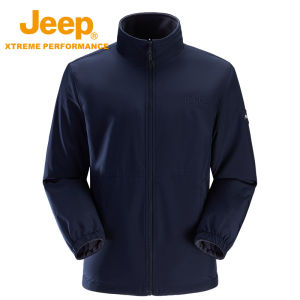 จี๊ป | แจ็คเก็ตขนแกะด้านนอกสองด้านสำหรับผู้ชาย เสื้อแจ็คเก็ตกันน้ำกีฬากลางแจ้งฤดูใบไม้ร่วง/ฤดูหนาว แจ็คเก็ตขนแกะที่สวมใส่ได้ตลอดปีจาก Jeep ที่สวมใส่สบายและทนทาน