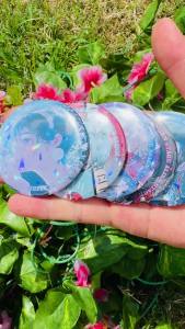 58mm Anime Alien Stage Sua Mizi Till Luka Ivan Hyuna Cosplay Badge Pin SPTE Tinplate Brooch Prop Xmas Gilf