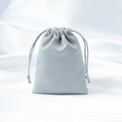 10pcs Silk Satin Drawstring Pouches Jewelry Packaging for Cosmetic Christmas Party Decoration Wedding Favor Candy Gift Bags