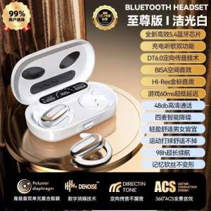 Keli German Black Tech Open Wireless Bluetooth Earphones Berlin Sound Super Long Standby Sports Noise Reduction Headset