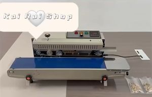 FR-900 Compact And Portable Design Plastic Bag Band Sealing Machine Sealer Auto Horizontal Bag Sealer Continuous