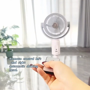 HOCO 2025 New Kipas Camping Charging fan Retractable Remote control wireless berdiri stand Fan Desk Outdoor空气循环扇小风扇
