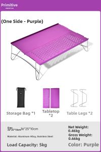 The Primitive | Portable Lightweight Aluminum Folding Table
