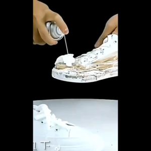 Time Zones โฟมทำความสะอาดรองเท้า ขนาด 260ml   น้ำยาทำความสะอาดรองเท้าผ้าใบ  260ml Shoes Cleaner