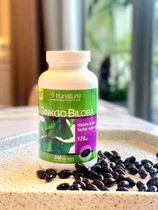 Viên uống bổ não GINKGO MỸ 120mg - Hũ 340viên - Hàng mua tại siêu thị COSTCO.