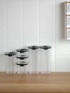 RS TOPLES KOTAK PENYIMPANAN SNACK CEREAL KEDAP UDARA / KONTAINER MAKANAN TEMPAT WADAH BUMBU DAPUR JAR FOOD / TOPLES BENING KUE KERING KERUPUK R1178