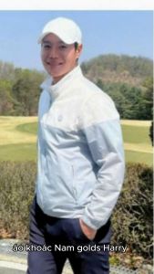 Áo khoác golf nam. chính hãng Hazzys hàng VN xuất khẩu Hàn Quốc chất liệu vải giósiêu nhẹ có khả năng chống nước tốt không bám bụi. áo gió thời trang golf