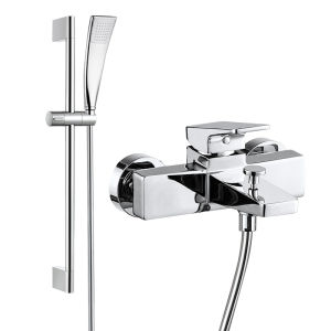 Wall Mounted Cold & Hot Handheld Elevating Pressurizing Shower Set