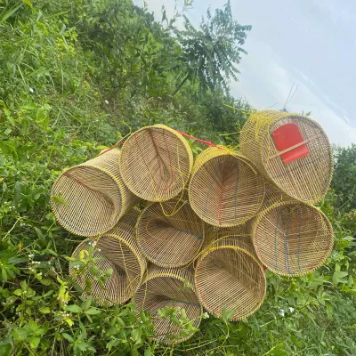 [combo 10] Lợp tép tre lợp cứng cáp tròn 15cm dài 30cm 2 hom bắt