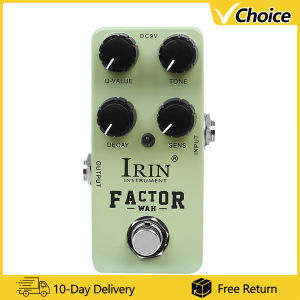 IRIN | IRIN RS Electric Guitar Pedal Chorus/Overdrive/Delay/Distortion/Wah Sound/Octave/Fuzz/Compressor/Flanger/Noise Killer Effects