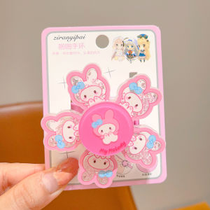 Glowing Toy Childrens Rotatable Spinning Top Bracelet Flashing Girl Cartoon Cute Watch Female Child Hand Ring Fun Plaything