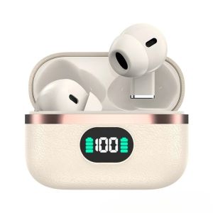 Ear Clip Wireless Bluetooth Earbuds Bone Conduction Style Headphones Touch Control LED Sport Headsets with Built-in Call Mic
