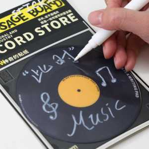 Retro Style Record Decorative Poster Wall Sticker Dormitory Room Arrangement Bedroom Wall Decoration Graffiti Vinyl Record Art